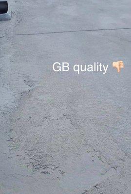 Poor GB quality mud