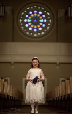 Beautiful first communion dress from baby branch