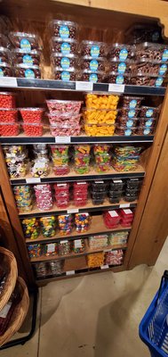 Wide array of local candies.