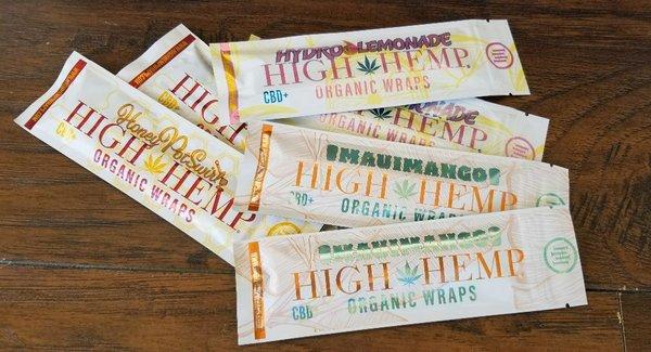 New CBD Hemp Wrapsin store!