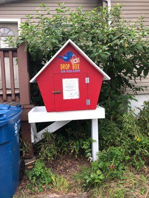 Drop box for injured birds