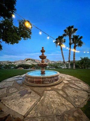 Fountain near the location