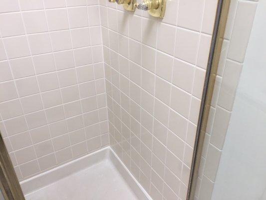 Shower Regrout AFTER