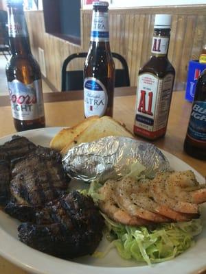 Ribeye Steak & Shrimp