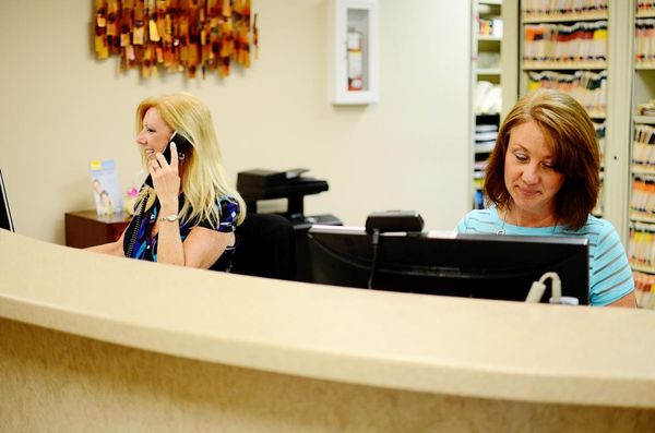 Our front desk and wonderful front desk staff!