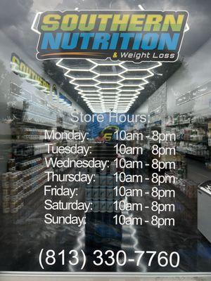 Store hours