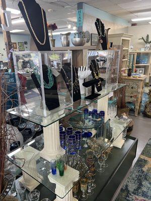 Jewelry and Glassware