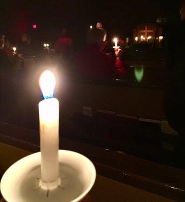 Christmas Eve Candlelight Service.