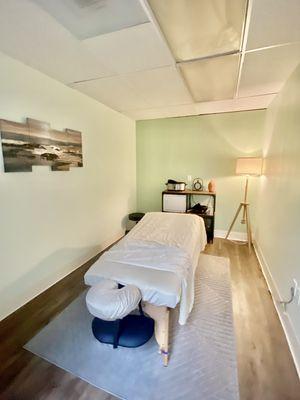 Massage room. Book your appointment with Veronica today!