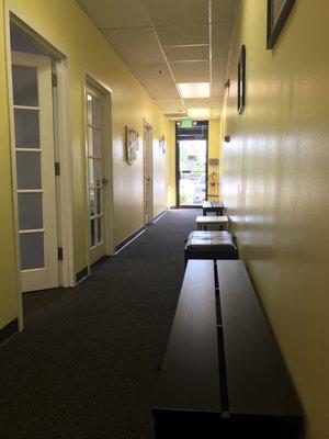 Clear hallway/waiting area