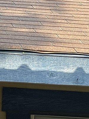 Did not replace drip edge used the same one but charged for a new roofing system