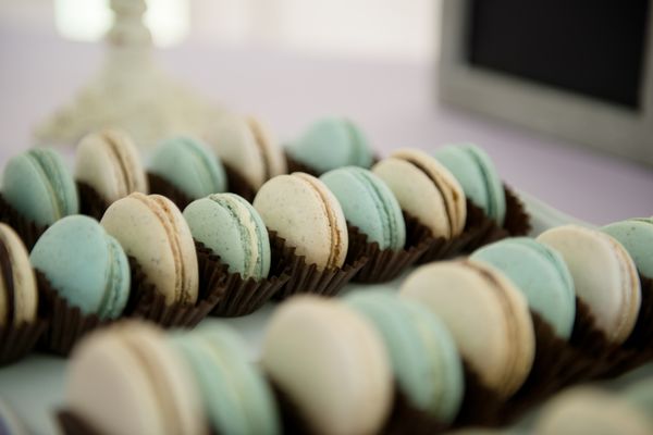 These were a tasty party favor! Aryn created the cutest little party favor boxes that even had a hydrangea sticker.