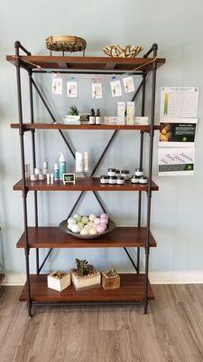 Skin Care and Vape Shelf