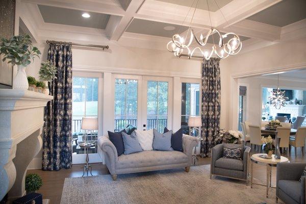 Cool blues in this magnificent Milton makeover.