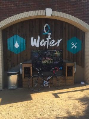 Rest station with"cold" water