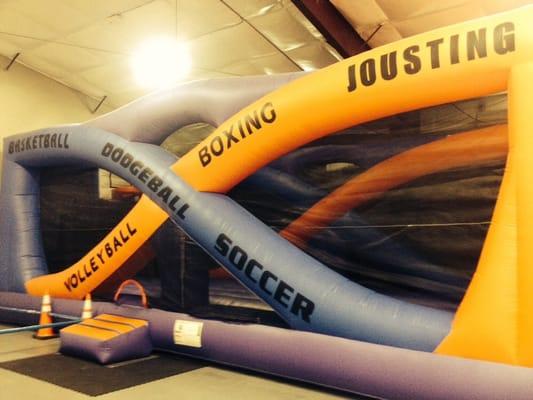 Sports Fusion is dynamic and versatile sports inflatable for all ages!!