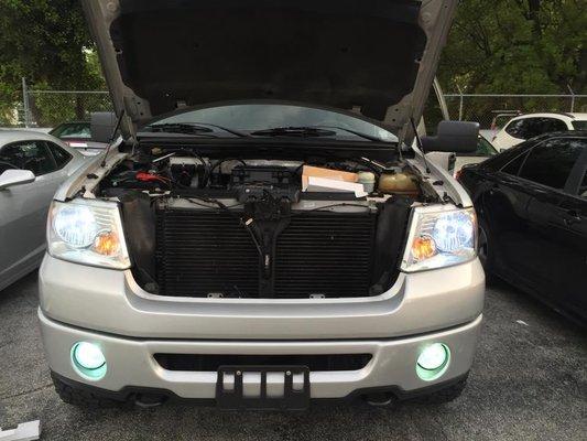 hid upgrade top and bottom hid lights.