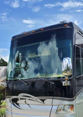 RV windshield