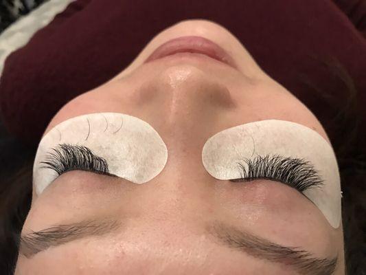 After volume lash fill