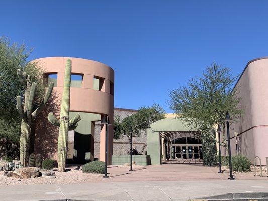 Enter through the southeast entrance of superstition springs mall to go to the kitchen store with the really friendly and helpful owner.