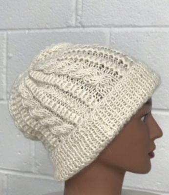 Alpaca knit hat