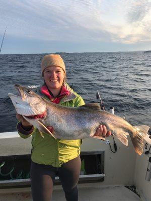 Sept 10, 2017 lake trout...nice catch!