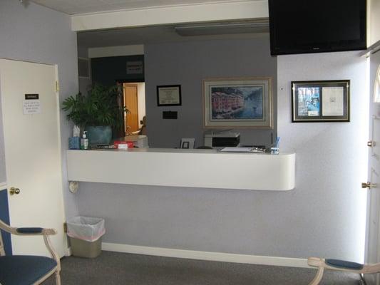 Reception desk