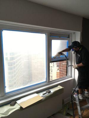 We also provide electrostatic painting services.