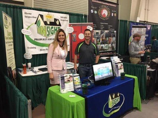 President & CEO Joe Konopacki & Marketing Director Christina Colon at This Old House New House Trade Show At Pheasant Run in St. Charlels!