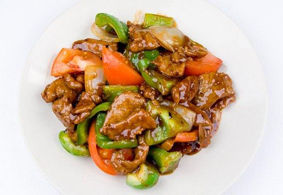 Tomato pepper beef