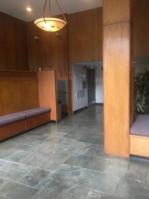 Lobby- looks like 1964. It's 2018