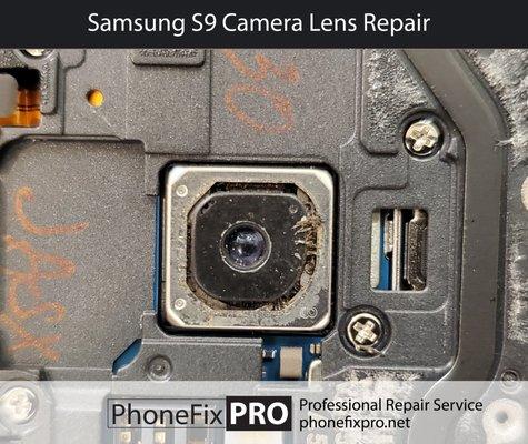 Samsung S9 Camera Lens Repair PhoneFix PRO Cell Phone Repair Portland OR