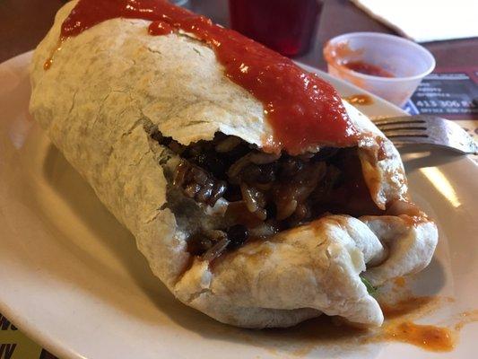 Pork burrito