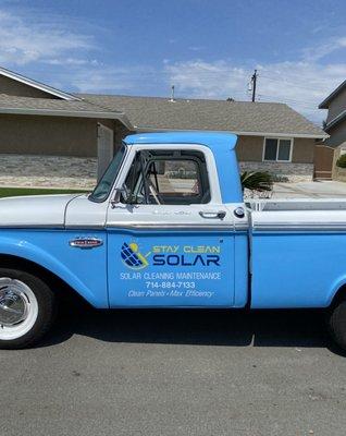 Stay Clean Solar work truck