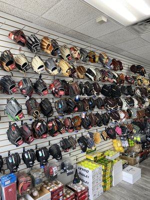 Baseball Glove Wall