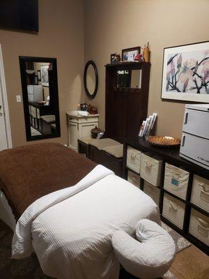 Massage room, located inside Body Spa West