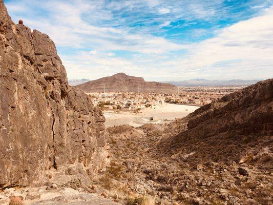 Looking back @ Lone Mountain