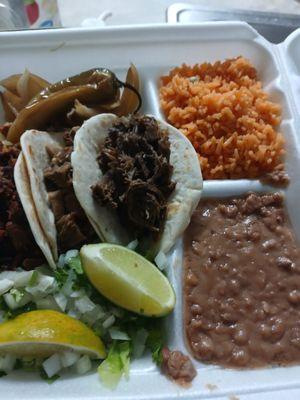 Taco plate.