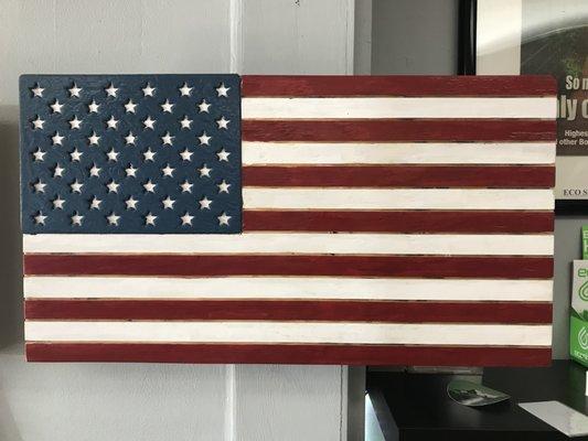 Painted Wall Flag Safe