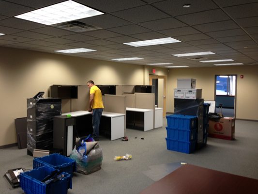 Cubicle and office moving