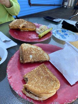 PBJ AND grilled cheese popper sandwiches