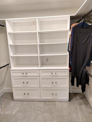 Custom build in closet.