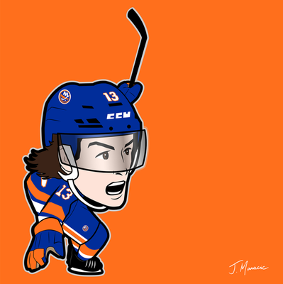 Barzal Cartoon