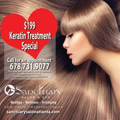 $199 Keratin Special