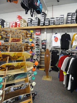 Our knowledgeable, friendly staff will help kids, teens and adults gear up for skateboards.