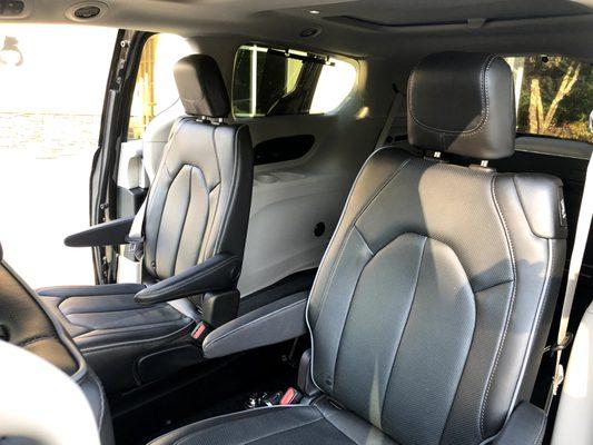 Interior of Loyal Lifts vehicle