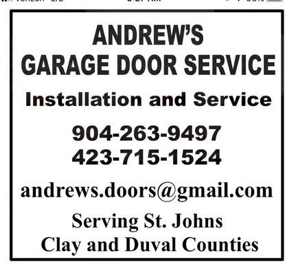 Andrew's Garage Doors