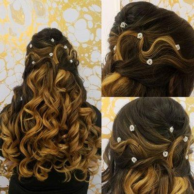 Creative formal styling! By Margarita Vasquez call or text me 510-314-2665 or email me mstylist1mv@gmail.com