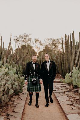 Wedding at the Desert Botanical Garden