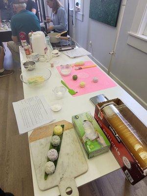 Mooncake making class!